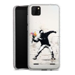 Carry Case Hülle Transparent/glitter ohne Band