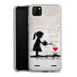 Carry Case Hülle Transparent/glitter ohne Band