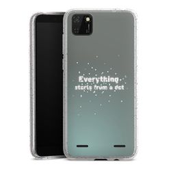 Carry Case Hülle Transparent/glitter ohne Band