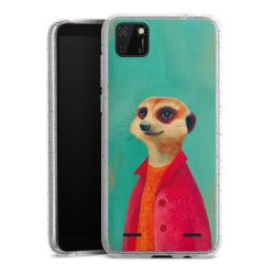 Carry Case Hülle Transparent/glitter ohne Band