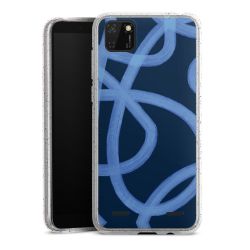 Carry Case Hülle Transparent/glitter ohne Band