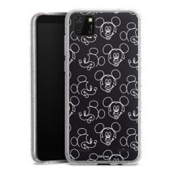 Carry Case Hülle Transparent/glitter ohne Band