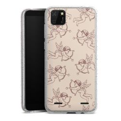 Carry Case Hülle Transparent/glitter ohne Band