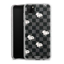 Carry Case Hülle Transparent/glitter ohne Band