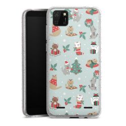 Carry Case Hülle Transparent/glitter ohne Band