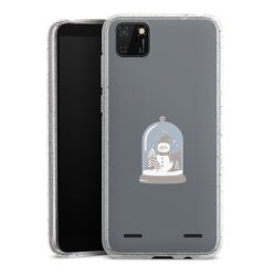 Carry Case Hülle Transparent/glitter ohne Band