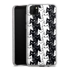 Carry Case Hülle Transparent/glitter ohne Band