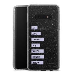 Carry Case Hülle Transparent/glitter ohne Band