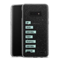 Carry Case Hülle Transparent/glitter ohne Band