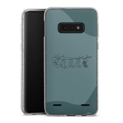 Carry Case Hülle Transparent/glitter ohne Band