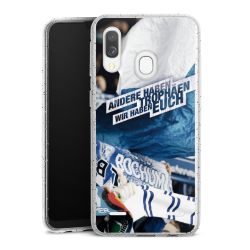 Carry Case Hülle Transparent/glitter ohne Band