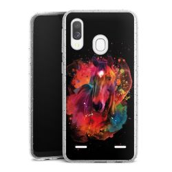 Carry Case Hülle Transparent/glitter ohne Band