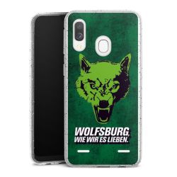 Carry Case Hülle Transparent/glitter ohne Band