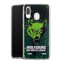 Carry Case Hülle Transparent/glitter ohne Band