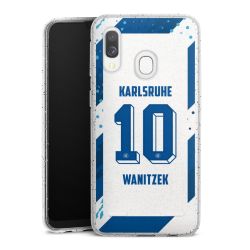 Carry Case Hülle Transparent/glitter ohne Band