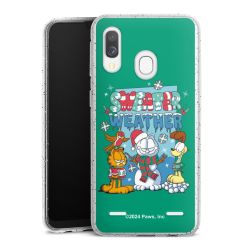 Carry Case Hülle Transparent/glitter ohne Band