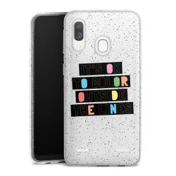 Carry Case Hülle Transparent/glitter ohne Band