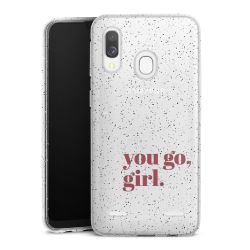 Carry Case Hülle Transparent/glitter ohne Band