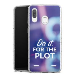 Carry Case Hülle Transparent/glitter ohne Band