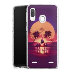 Carry Case Hülle Transparent/glitter ohne Band