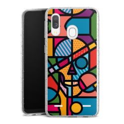 Carry Case Hülle Transparent/glitter ohne Band