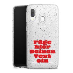 Carry Case Hülle Transparent/glitter ohne Band