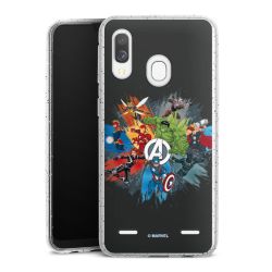 Carry Case Hülle Transparent/glitter ohne Band