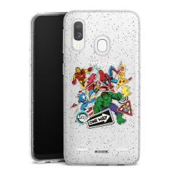 Carry Case Hülle Transparent/glitter ohne Band