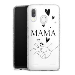 Carry Case Hülle Transparent/glitter ohne Band