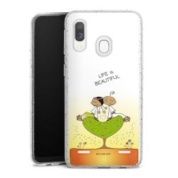 Carry Case Hülle Transparent/glitter ohne Band