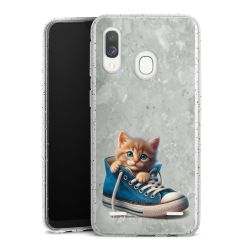 Carry Case Hülle Transparent/glitter ohne Band