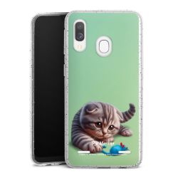 Carry Case Hülle Transparent/glitter ohne Band