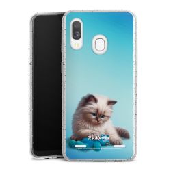 Carry Case Hülle Transparent/glitter ohne Band