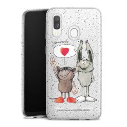 Carry Case Hülle Transparent/glitter ohne Band