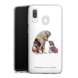 Carry Case Hülle Transparent/glitter ohne Band