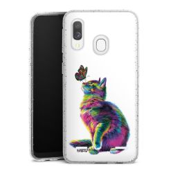 Carry Case Hülle Transparent/glitter ohne Band