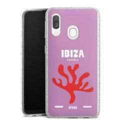 Carry Case Hülle Transparent/glitter ohne Band