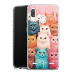 Carry Case Hülle Transparent/glitter ohne Band