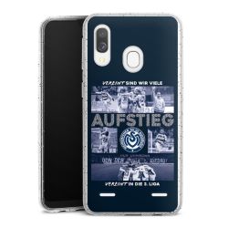 Carry Case Hülle Transparent/glitter ohne Band