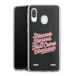 Carry Case Hülle Transparent/glitter ohne Band