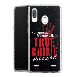 Carry Case Hülle Transparent/glitter ohne Band