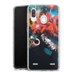 Carry Case Hülle Transparent/glitter ohne Band