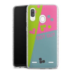 Carry Case Hülle Transparent/glitter ohne Band