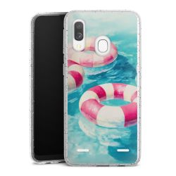 Carry Case Hülle Transparent/glitter ohne Band