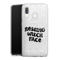 Carry Case Hülle Transparent/glitter ohne Band