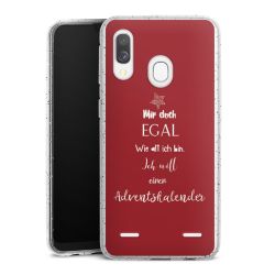 Carry Case Hülle Transparent/glitter ohne Band