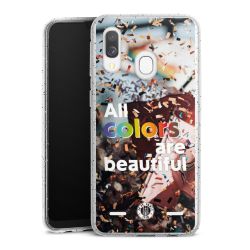 Carry Case Hülle Transparent/glitter ohne Band