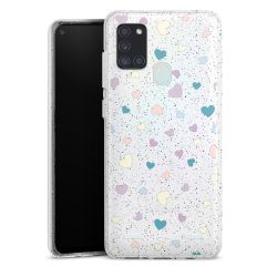 New Carry Case Hülle transparent-glitter