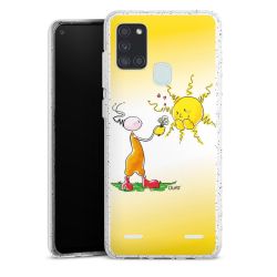 Carry Case Hülle Transparent/glitter ohne Band