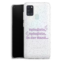 New Carry Case Hülle transparent-glitter